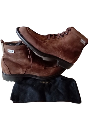 GHIAIA Combat Boots Cognac Size 13
